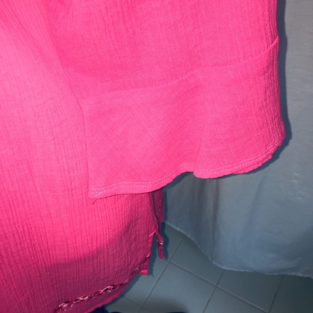 Pretty Rafaella Fuchsia Tunic Top - Picture 4 of 7